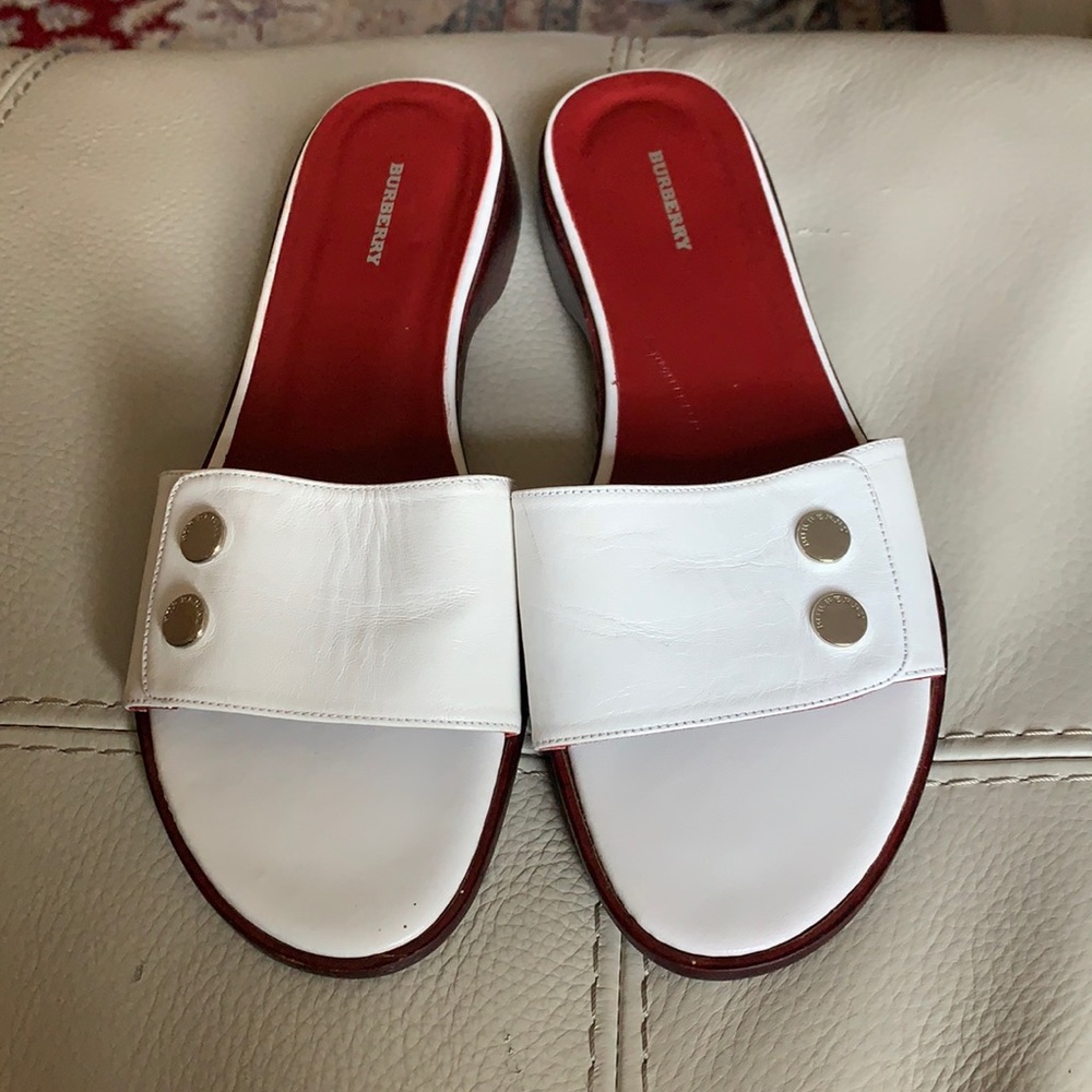 Burberry leather sandals for women’s 37(